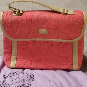 Pink Lulu Guinness purse